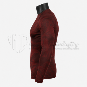Camiseta de Compresión de Manga Larga para Hombre, Protección contra Rozaduras, Ropa Deportiva Personalizada, para Entrenamiento, Gimnasio, Fitness, Capa Base - Product Image 4