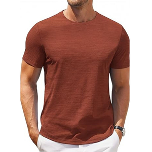 Camisetas de Verano para Hombre de Alta Calidad, 100% Algodón Jersey, Color Negro, Estilo Casual y Moderno, Corte Regular, Anti-Pilling, Cuello Redondo - Product Image 1