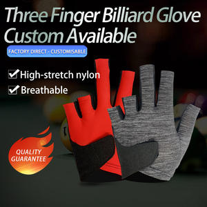 Gants de billard snooker professionnels de qualité supérieure à cinq doigts pour la main gauche, élastiques et extensibles, avec protection de la main pour l'entraînement - Product Image 5