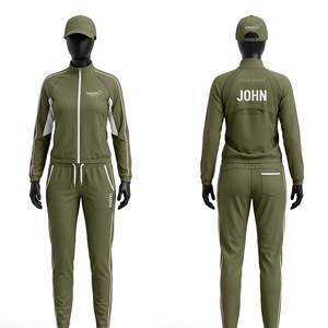 Conjunto Deportivo de Tenis Premium de Poliéster y Spandex de 260 GSM, Diseño de Paneles Rojos y Blancos, Logotipo Personalizado - Product Image 3