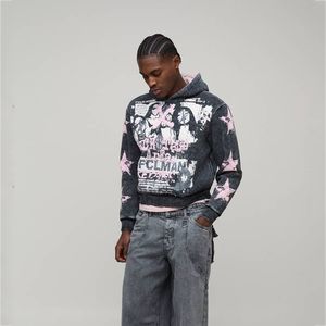 <b>Custom</b> Men's Screen Printing Sweatshirt Breathable Eco-Friendly Premium Soft Cotton Fleece Casual Men's Pullover Hoodie OEM - Product Image 1