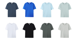 Camiseta de Algodón de Alta Calidad para Mujer, Talla Grande, Logotipo Bordado Personalizado, Ecológica, de Secado Rápido, Transpirable, Cuello Redondo, Media Manga, Verano - Product Image 3