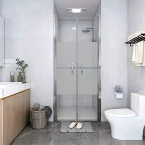 Porte de douche semi-froissée ESG, taille 35,8''x74,8'' - Product Image 1