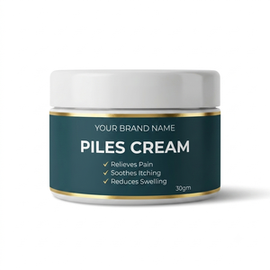 Crème à base de plantes pour hémorroïdes externes |   Pommade pour le soulagement des hémorroïdes OEM/ODM 30g/50g Nagkesar Neem & Aloe Vera - Product Image 1