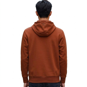 Sudadera con Capucha Essential Terracotta Slim-Fit - Mezcla de Algodón Transpirable de Primera Calidad - Product Image 2