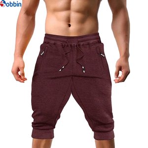 New Arrival Men's Capri Pants Workout Gym Fitness Shorts Casual <b>3</b>/<b>4</b> Jogger Running Breathable Drawstring Pockets Unisex Summer - Product Image 4