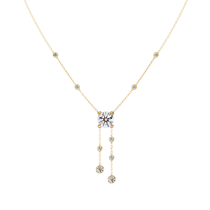 Collier de créateur en diamant de laboratoire certifié IGI, en or massif, bijoux de mariée personnalisés, élégants pour mariage et soirée, bijoux de luxe pour - Product Image 5