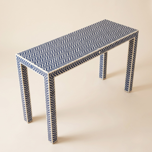 Modern Luxury <b>Console</b> <b>Tables</b> Bone Inlay Top Eco-Friendly Adjustable Height Handmade <b>Console</b> <b>Table</b> Design - Product Image 2