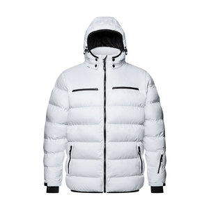 เสื้อแจ็คเก็ตบับเบิ้ลพรีเมียมสำหรับผู้ชาย มีฮู้ด บุฉนวนกันหนาว หลายกระเป๋า เสื้อแจ็คเก็ตสำหรับกิจกรรมกลางแจ้ง ผู้ผลิต OEM ODM - Product Image 1