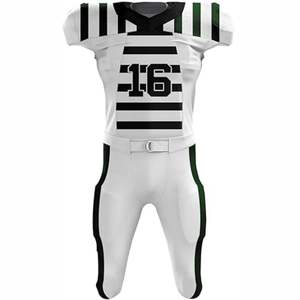 Jersey de Fútbol Americano Personalizado OEM para Adultos, Transpirable, Absorbente de Humedad, Protección UV, Ropa de Entrenamiento de Manga Corta BY BS - Product Image 1