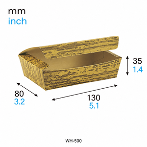 Plateaux en papier à motif feuille de bambou pour charcuterie, confiseries et plats à emporter - Product Image 4