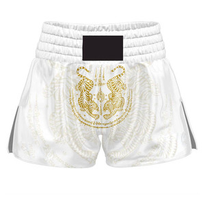 Muay Thai Shorts Satin Material Boxing Gym Karate Training Fight Wear Durable Finish Martial Arts Workout Gear - Product Image 5