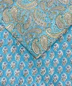 Tela 100% algodón suave y puro con estampado floral para ropa - Túnica india para vestidos, cortinas, ropa de dormir, juguetes, ligera - Product Image 1