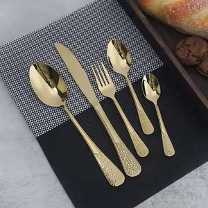 Juego de Cubiertos de Metal Contemporáneo, Juego de Cubiertos de Acero Inoxidable, Cuchara, Tenedor, Cuchillo, Juego de Cubiertos Elegantes para la Cocina - Product Image 6
