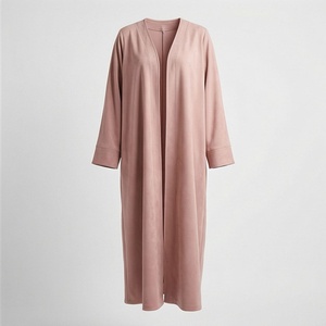 Fabricante OEM de Abayas Personalizadas, Nuevo Diseño de Última Moda, Kaftán Elegante para Mujer, Color Personalizado, Maxi Vestido Abierto por Delante, Ropa Modesta - Product Image 1