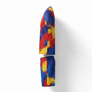 Ensemble de maillot et short de football sublimé, coupe confortable, impression intégrale, logo personnalisé, tenues de match de football - Product Image 4