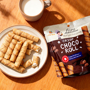 Blessed Harvest Golden Crisp Chocolate Rolls 50g – Deliciosos Rollos de Chocolate Crujientes con Cacao - Product Image 5