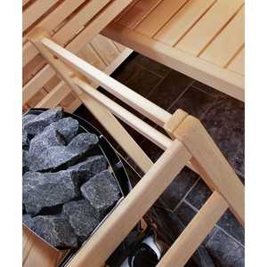 ชุดซาวน่าแบบดั้งเดิมสำหรับใช้ในบ้าน รุ่น NEW SAUNA-004 ขนาดเล็ก สำหรับ 2-3 คน พร้อมชุดอุปกรณ์ไฟฟ้า ทำจากไม้เนื้อแข็งคุณภาพพรีเมียม สำหรับใช้ในบ้านพักอาศัย - Product Image 5