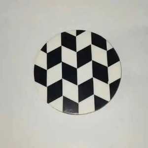 Factory Supply Resin Coasters Handmade Modern Tea <b>Cup</b> <b>Mats</b> Pads 10mm Eco-Friendly Wholesale Price Colored Tableware Dinnerware - Product Image 2