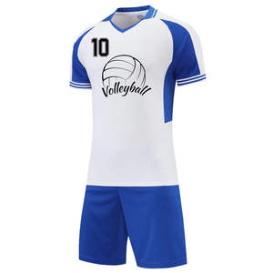 Conjunto de Uniforme de Voleibol para Mujer, Transpirable, Tallas Grandes, Absorbe la Humedad, Protección UV, Pantalones Cortos y Camiseta Sublimados Personalizados - Product Image 1