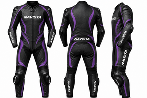 Traje de Motociclismo Deportivo NAVISTA Unisex, Talla Grande, Estampado, Resistente al Viento, con Protección de Cuero Premium, de una Pieza, Personalizable - Product Image 5