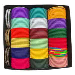 Ensemble de bracelets de mariage Kundan islamiques traditionnels haut de gamme, tendance, pour femmes, collection de bijoux culturels - Product Image 2