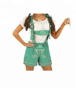 Damen ออคโทเบอร์เฟสต์ขาสั้น,Lederhosen/ผู้หญิง Oktoberfest Kurze Lederhosen/Trachten บาวาเรีย Oktoberfest Short Kurze Lederhosen - Product Image 3