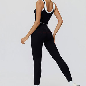OEM Service Professional Wear Plus Size Women Yoga Set Solid Breathable Quick Dry High Quality 2 Piece Set Customizable Colors - Product Image 3