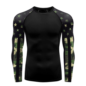 Nouveau rashguard tendance pour homme, manches longues, séchage rapide, léger, compression, style streetwear, unisexe - Product Image 1