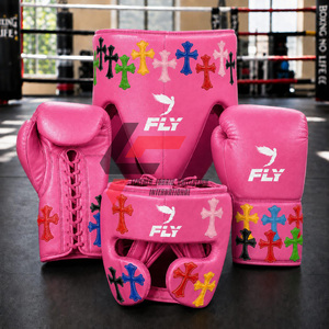 Set de Boxeo Profesional Personalizado de Cuero Original de Primera Calidad, Elegante y Cristiano, para Boxeo y Kickboxing - Product Image 5