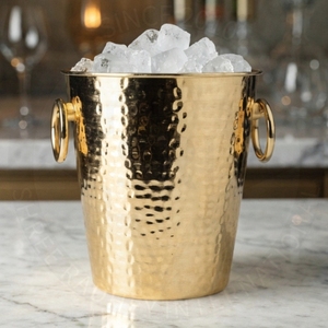 Cubo de Hielo para Enfriar Bebidas de Acero Inoxidable, Capacidad de 5L, para Servicio en Restaurantes y Fiestas - Product Image 4