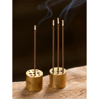Brûleur d'encens indien en acier inoxydable, écologique, design minimaliste, diffuseur aromatique, utilisation toute saison, parfum d'ambiance durable