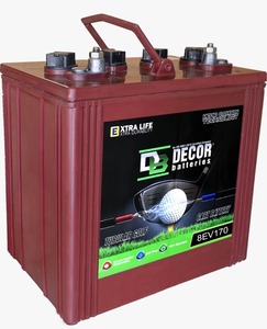 Batería de carrito de golf con alta capacidad Larga duración Baja resistencia interna 8EV170 Plomo-ácido inundado para alimentar carros de golf eléctricos - Product Image 1