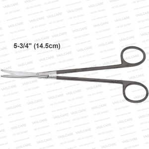 Ciseaux à lame dentelée Metzenbaum en acier inoxydable, ciseaux chirurgicaux de dissection, lame inférieure micro-dentelée pour la coupe des tissus - Product Image 2