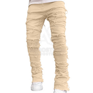 Pantalones de Lona Ligera de Primera Calidad, 100% Algodón, Tela Suave y Elástica, Ajuste Cómodo para Moda Casual Urbana - Product Image 5