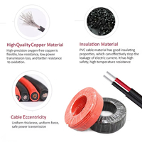 H1Z2Z2-K Solar-PV-Kabel 1500V DC für Zugelassene EN 50618 IEC 62930 2,5/4/6/10/15/25mm PV1-F für Photovoltaik-Anlagen