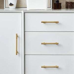 European Classic <b>Antique</b> Brushed Solid Brass Furniture Handles Pastoral Style Pulls for <b>Wardrobe</b> Dresser Cabinet Drawer - Product Image 4