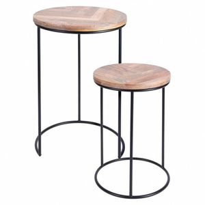 Fresh Arrival Modern Design Gold <b>High</b> Quality Metal Iron Frame Wooden Top <b>Side</b> <b>Table</b> for Living Room Home Furniture - Product Image 2