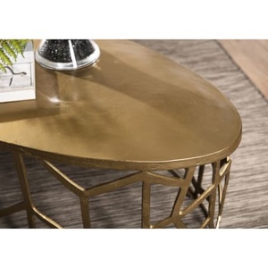 Pure Modern <b>Round</b> Coffee <b>Table</b> With Tempered Glass Top And Metal Frame Contemporary Living Room Furniture Decorative Design - Product Image 5