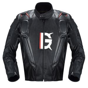 เสื้อแจ็คเก็ตมอเตอร์ไซค์สำหรับผู้ชาย Motowolf รุ่น JM11 สีดำ พร้อมโลโก้สีขาว ดีไซน์สำหรับการขับขี่พร้อมอุปกรณ์ป้องกัน - Product Image 2