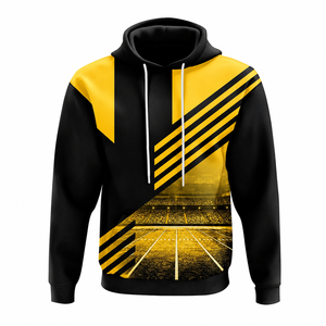 Pulls à capuche épais de qualité supérieure pour hommes, avec sublimation et color blocking, grandes tailles - Product Image 2