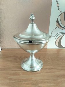 Pot à sucre décoratif en métal, élégant, pour la cuisine et la salle à manger - Product Image 6
