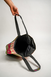 Bolso de Algodón Acolchado Hecho a Mano Directo de Fábrica, Bolso de Hombro Boho Multicolor Personalizado para Venta al por Menor, OEM, ODM - Product Image 2