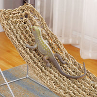 Jouets pour oiseaux en filet d'herbe PETLEAD, échelles à grimper pour perroquets, balançoires à mâcher, modèle pour perroquets