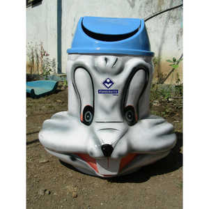 2026 Premium Quality Induction Type Round Shaped Fiberglass Dustbin Stocked Best Price Outdoor Waste <b>Bins</b> <b>Lid</b> Indian Exporter - Product Image 6