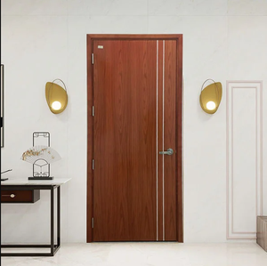 Porte coulissante moderne en bois, modèle 3D le plus vendu, pour intérieur et extérieur, fabriquée en MDF et PVC, directement de l'usine au Vietnam - Product Image 3