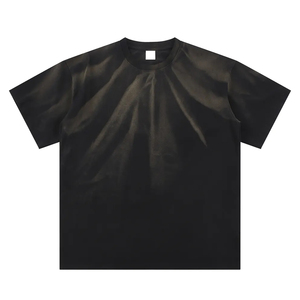 เสื้อยืดทรงบ็อกซี่ยูนิเซ็กซ์แบบฟอกสี – เสื้อยืดสตรีทแวร์ทรงโอเวอร์ไซส์พร้อมดีไซน์ฟอกสีสำหรับใส่ในชีวิตประจำวันอย่างทันสมัย - Product Image 3