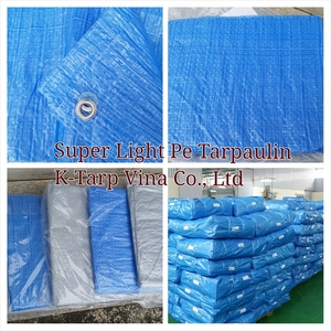 Meilleures ventes K-Tarp Vina Blue Toile en PE de haute qualité légère, découpe personnalisée ODM/OEM, feuilles de plastique du Vietnam - Product Image 4