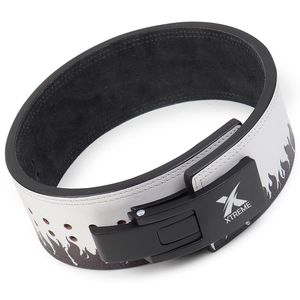 Cinturón de Levantamiento de Pesas de Cuero Negro Personalizado, de Alta Resistencia, para Protección de Cintura, Sentadillas y Levantamiento de Pesas - Product Image 3