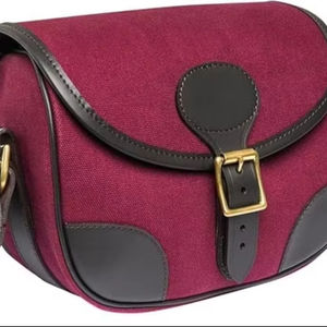 Sac à cartouches en cuir de vachette de qualité supérieure, imperméable et durable, en toile forestière avec couvercle articulé pour accessoires de chasse - Product Image 1